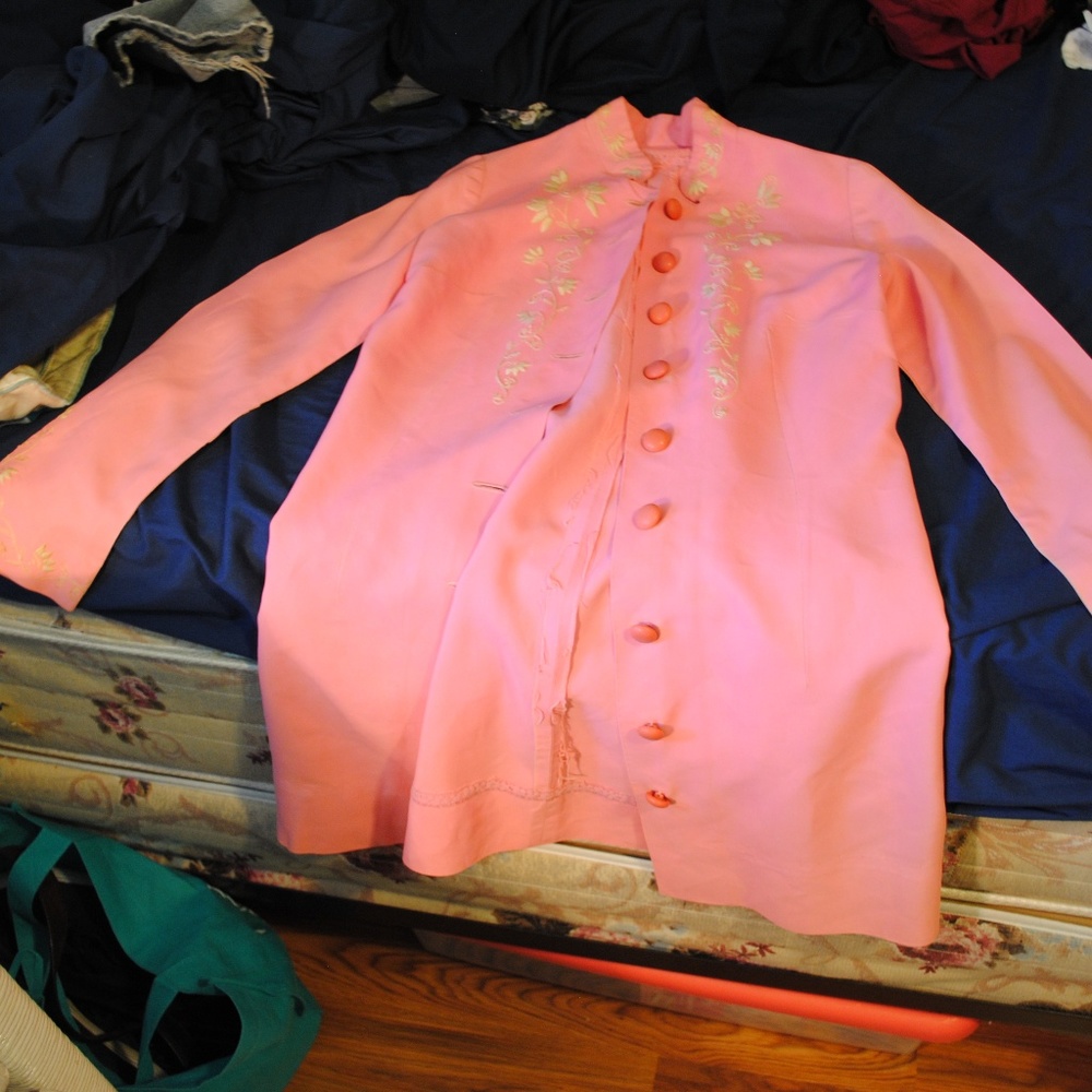 Vintage Pink Light Coat - Brand unknown